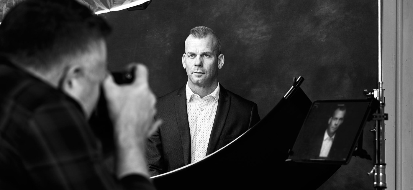 Ryan Dunbar in the second studio